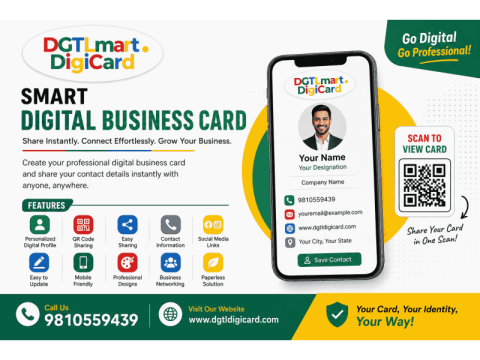 Professional Digital Business Card | DGTL DigiCard