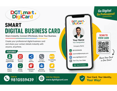 Professional Digital Business Card | DGTL DigiCard