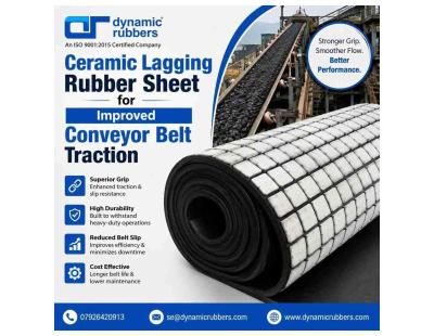 Ceramic Lagging Rubber Sheet for Improved Conveyor Belt Traction