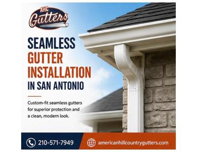 Seamless Gutter Installation in San Antonio