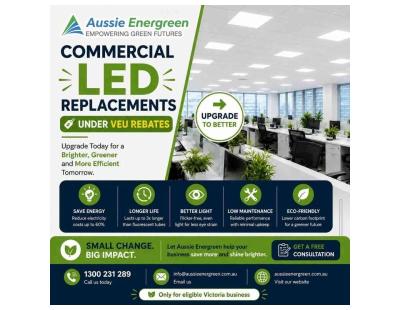Upgrade Your Business with Commercial LED Lighting Under VEU Rebates! 💡