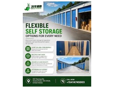 Secure Self Storage Unit in Grants Pass for Easy Storage