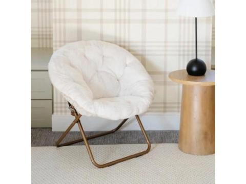 Kids Room Design Tips Featuring a Folding Saucer Chair At Home