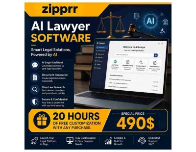 Zipprr AI Lawyer Software $490 – Start Your Own Legal AI Marketplace Today