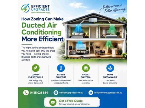 Ducted Air Conditioning Zoning – Smarter Comfort for Every Room