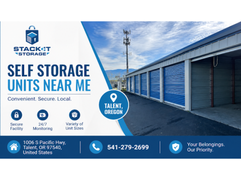 Self storage unit in Talent, Oregon for Easy, Secure Storage