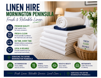 Linen Hire Mornington Peninsula for Holiday Rentals & Airbnbs
