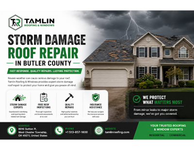 Storm Damage Repair in Butler County,OH