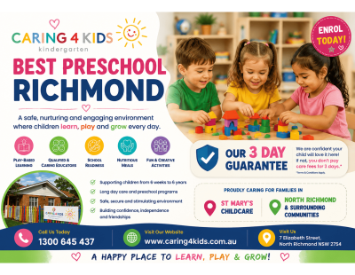 Best Preschool Richmond for Your Child's Early Learning