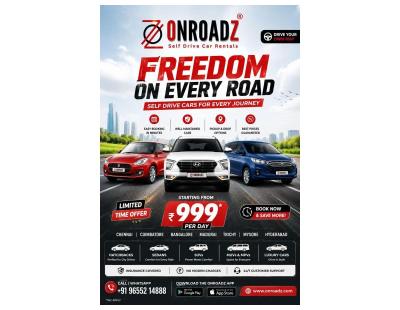 Self Drive Rental Cars bangalore | Airport Car Rental | Onroadz