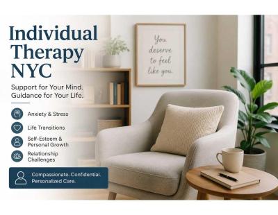 Individual Therapy NYC – Compassionate, Personalized Support