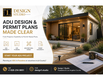 ADU Design & Permit Services in Pasadena