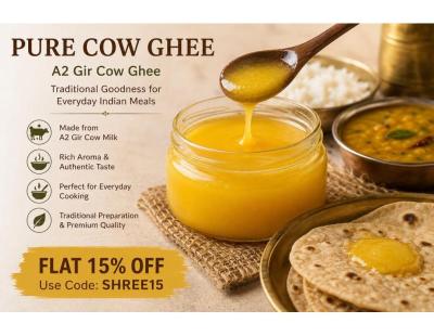 Buy Pure Cow Ghee - A2 Gir Cow Ghee for Everyday Use