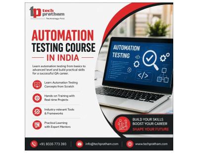 Automation testing course in India