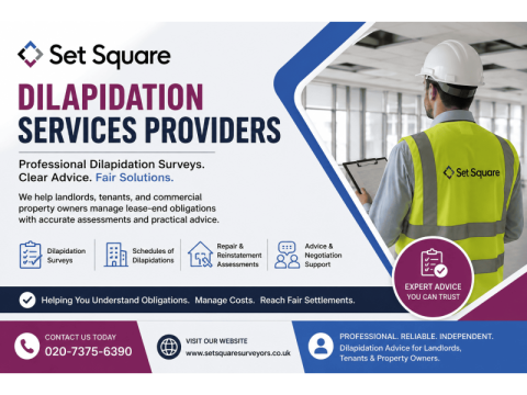 Dilapidation Services Providers | Professional Commercial Property Surveyors