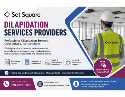 Dilapidation Services Providers | Professional Commercial Property Surveyors