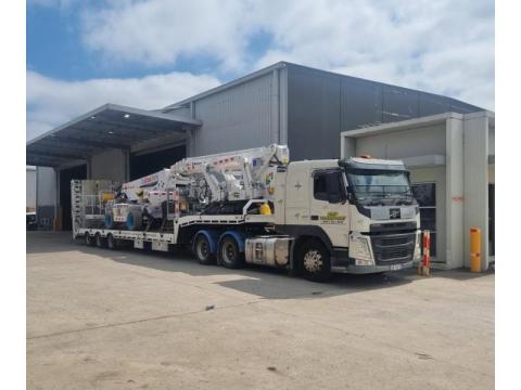 Careful Heavy Equipment Moves Across Victorian Worksites