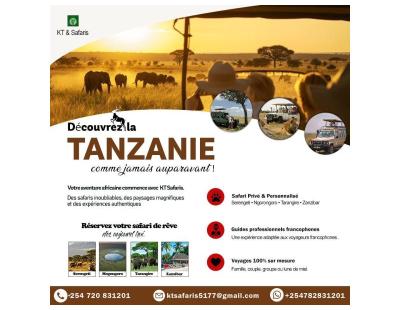 Safari en Tanzanie sur Mesure avec Guides Francophones | KT Safaris