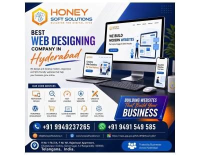 web designing company in hyderabad – Honey Soft Solutions