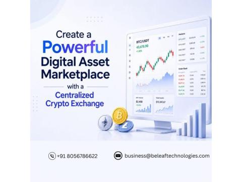 Create a Powerful Digital Asset Marketplace with a Centralized Crypto Exchange