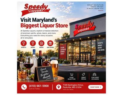 Visit Maryland’s Biggest Liquor Store