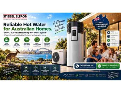 Stiebel Eltron SHP-O 300 Plus 300L Heat Pump Hot Water System