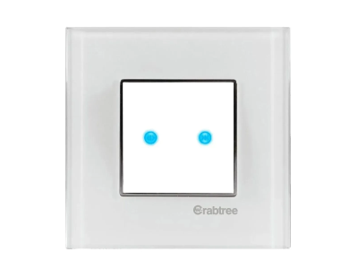 Crabtree Signia Smart Curtain Relay Switch | White
