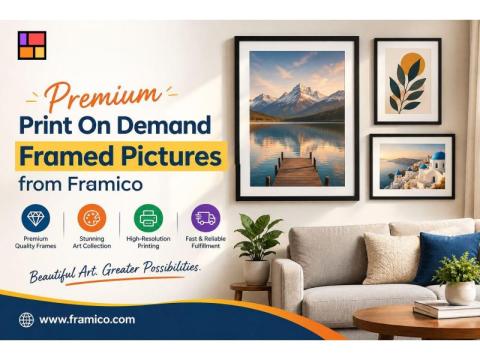 Discover Premium Print On Demand Framed Pictures from Framico