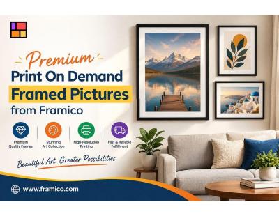 Discover Premium Print On Demand Framed Pictures from Framico