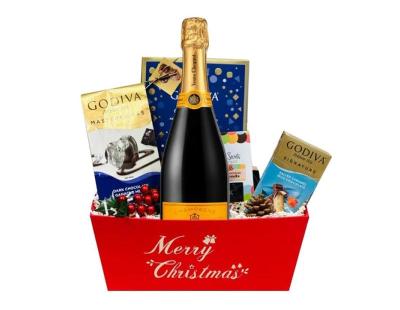 Xmas Wine Gift Basket – Delivered Fast & Fresh