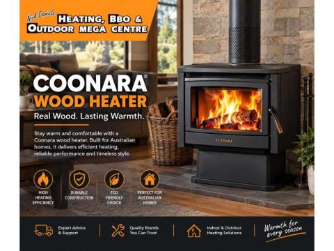 Coonara Wood Heater Range for Cosy Australian Living