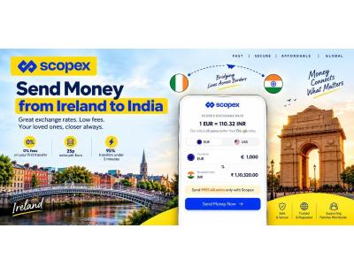 Fast and Secure Ways to Send Money from Ireland to India