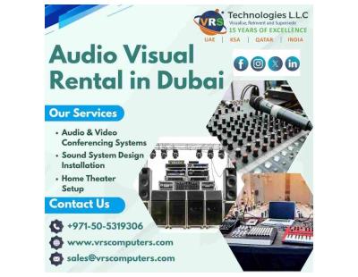 What Equipment Comes With Audio Visual Rental Dubai?