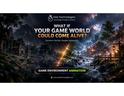 Game Environment Animation by Osiz Technologies – Turn Static Worlds Into Living Experiences