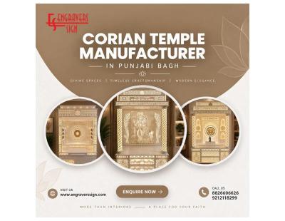 Corian Temple Manufacturer in Punjabi Bagh for Customized Designs
