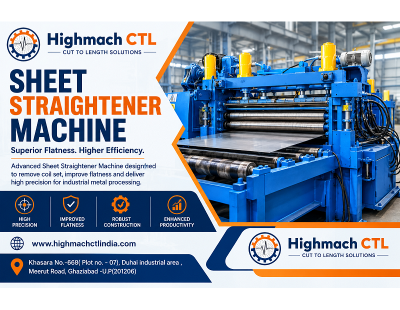 Sheet Straightener Machine Manufacturer for Precision Metal Processing