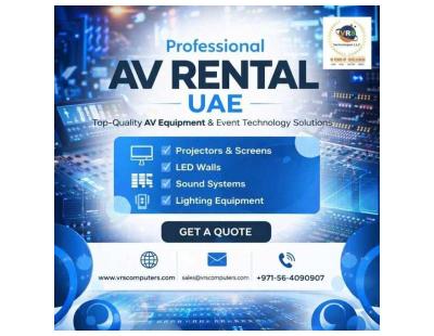 Can AV Rental UAE Meet Changing Corporate Event Needs?