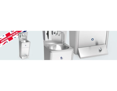 Knee Operated Hand Wash Sink – Hygienic Hands-Free Washing Solution