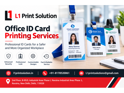 Office ID Card Printing Services for Professional Employee Identification