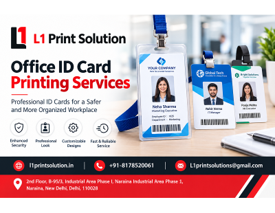 Office ID Card Printing Services for Professional Employee Identification