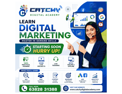 Digital Marketing Course for Beginners in Coimbatore - Catchy Digital Academy