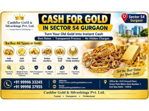 Professional Cash For Gold in Sector 54 Gurgaon