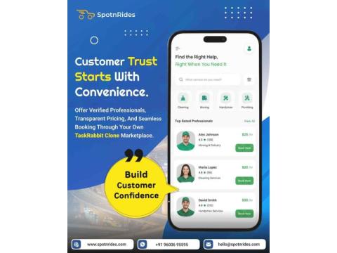 Launch a Feature-Rich TaskRabbit Clone with SpotnRides