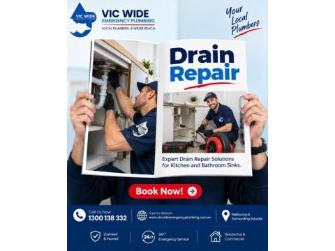 Drain Repair Services in Melbourne