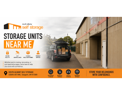 Self Storage facility in Tangent for Easy, Secure Storage
