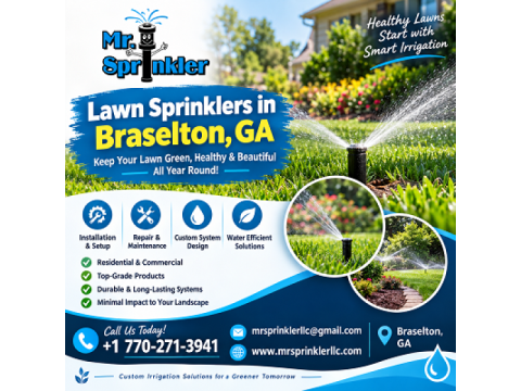Lawn Sprinklers in Braselton, GA