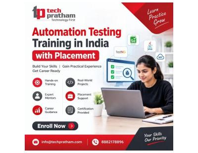 Automation testing training in india with placement