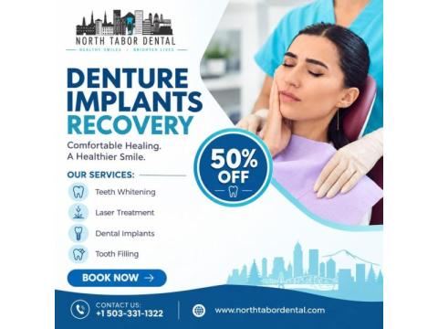 How to Speed Up Your Denture Implants Recovery Safely?