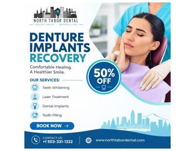 How to Speed Up Your Denture Implants Recovery Safely?