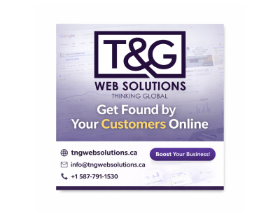 T&G Web Solutions – Best Digital Marketing Agency in Calgary
